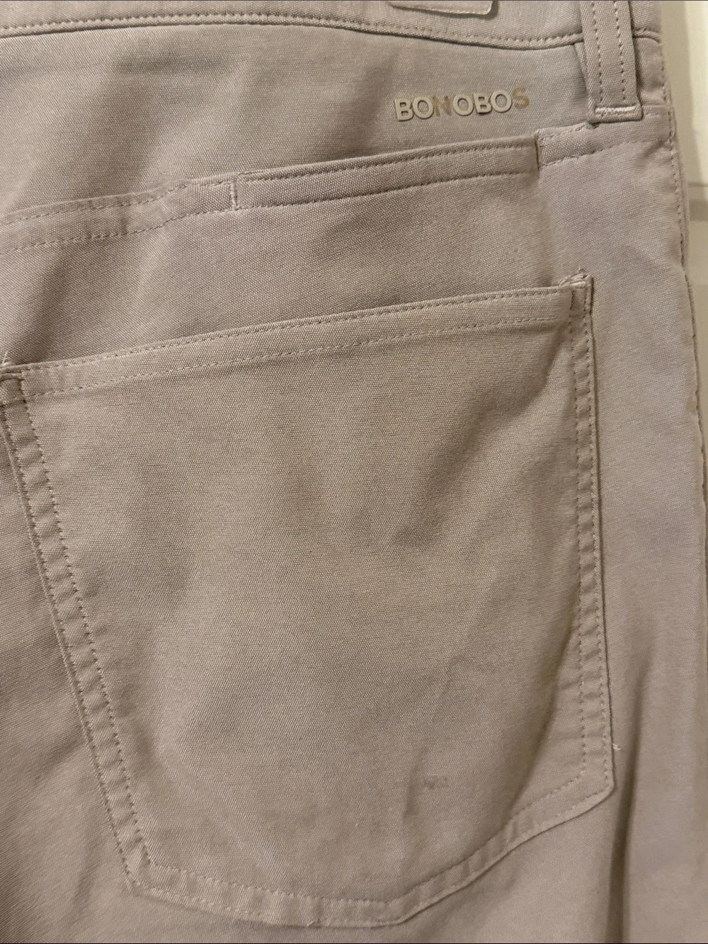 BONOBOS Golf Men's Straight Chinos in Light Gray